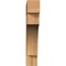 Ekena Millwork Westlake Block Rough Sawn Bracket, Western Red Cedar, 4"W x 22"D x 22"H BKT04X22X22WTL05RWR - alternate 3